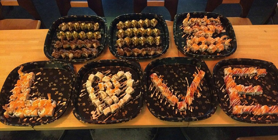 Event Sushi Sets (Should have used better camera)